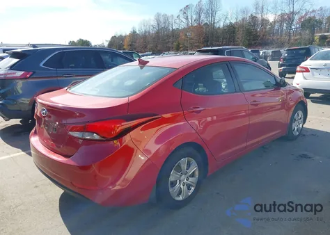 2016 Hyundai Elantra Se из США, поврежденный, VIN KMHDH4AEXGU484298